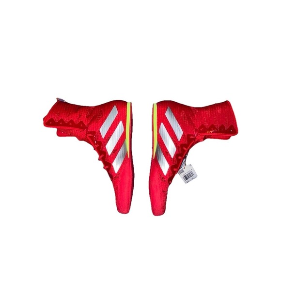 Adidas Box Hog 4 Boxing MMA Shoes Red Silver Yellow JP9846 Mens Size 10